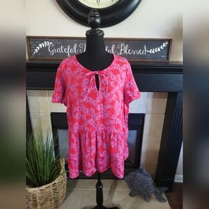 Terra & Sky Ladies Boho Top